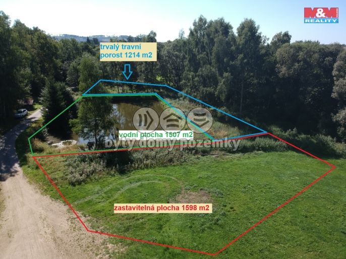 Prodej, Pozemek k bydlení, Červený Hrádek