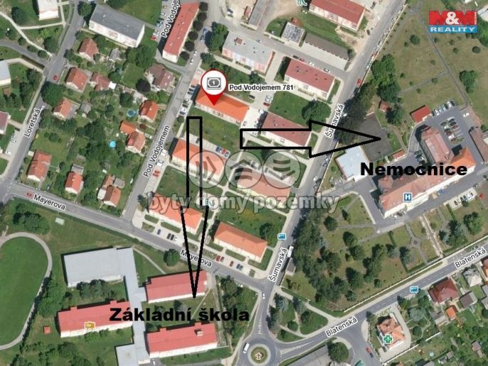 Pronájem, Byt 2+kk, Horažďovice