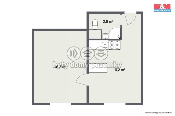Prodej, Byt 1+1, Chodov