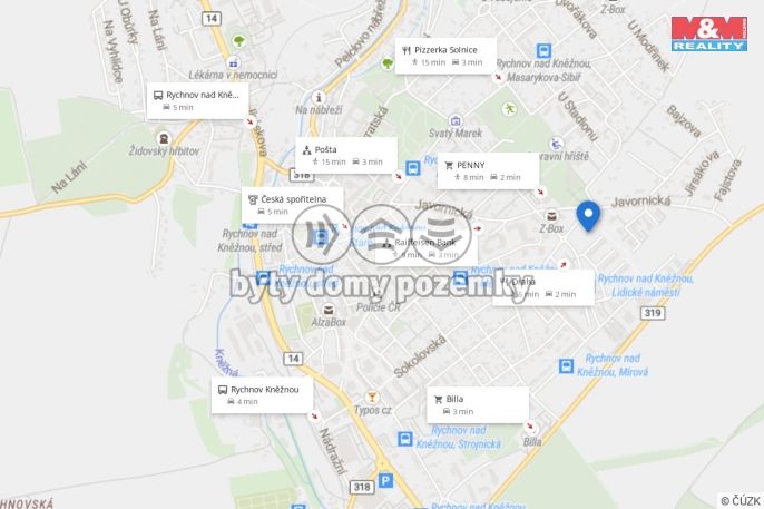 Pronájem, Byt 2+kk, Rychnov nad Kněžnou
