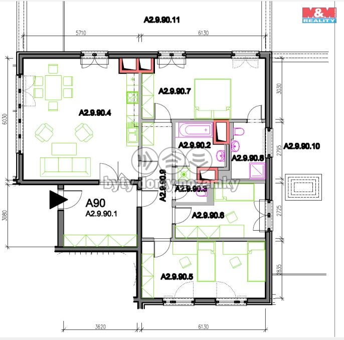 Prodej, Byt 4+kk, Praha