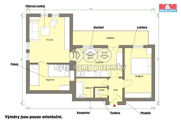 Prodej, Byt 2+1, Mariánské Lázně