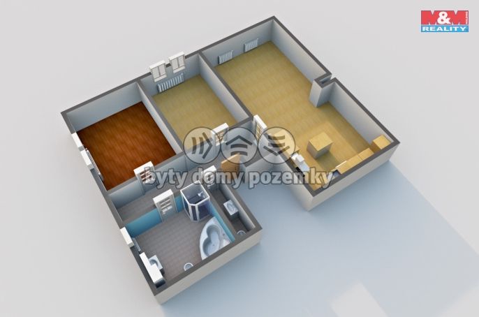 Pronájem, Byt 3+kk, Děčín