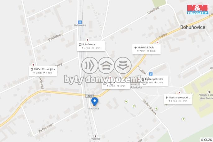 Pronájem, Byt 2+1, Bohuňovice
