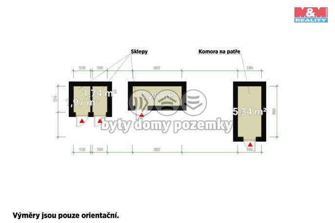 Prodej, Byt 3+1, Měčín