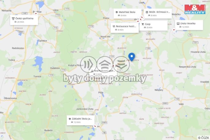 Prodej, Pozemek k bydlení, Popovice