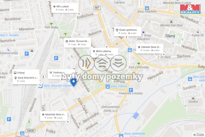 Prodej, Byt 3+1, Slaný