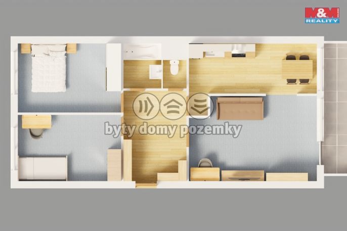 Pronájem, Byt 3+kk, Mladá Boleslav