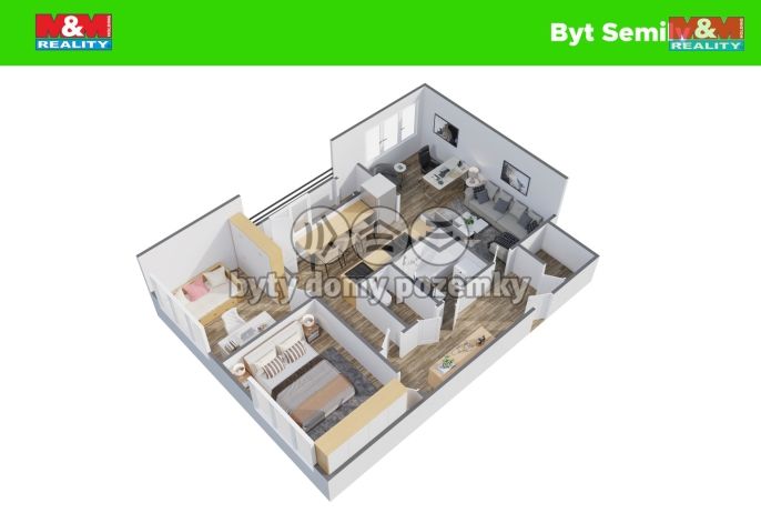 Prodej, Byt 2+1, Semily