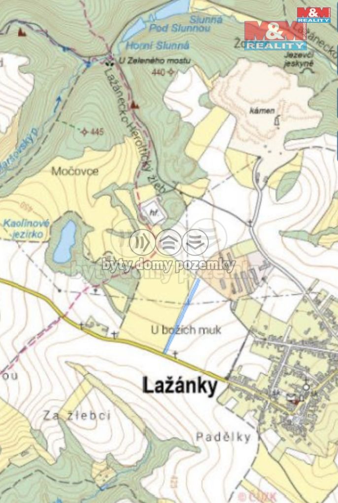 Prodej, Pole, Lažánky