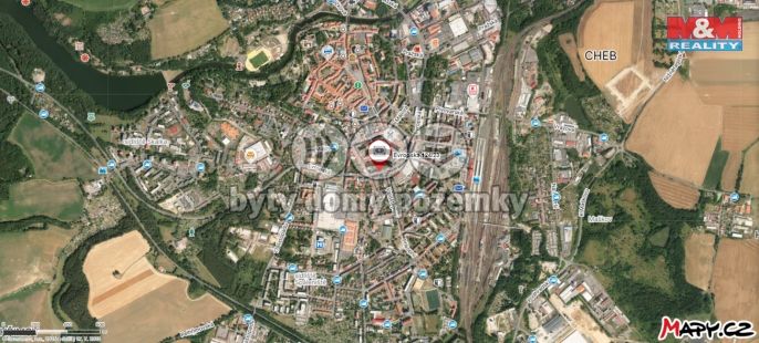 Pronájem, Byt 3+1, Cheb