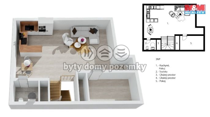 Prodej, Rodinný dům, Kunvald