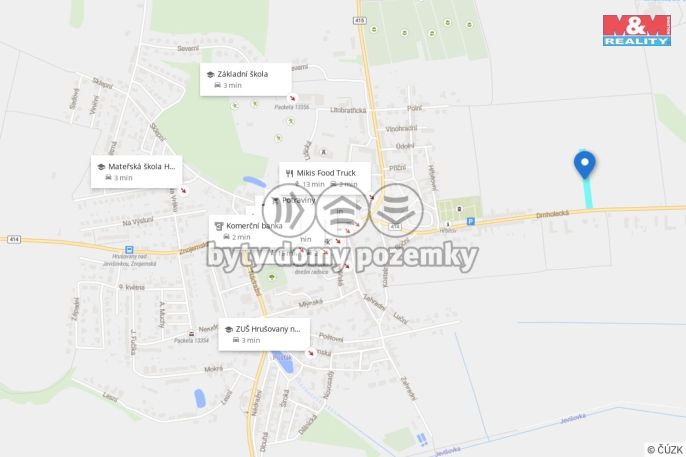 Prodej, Pozemek k bydlení, Hrušovany nad Jevišovkou