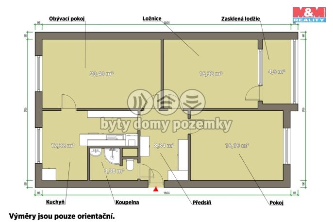 Prodej, Byt 3+1, Karlovy Vary