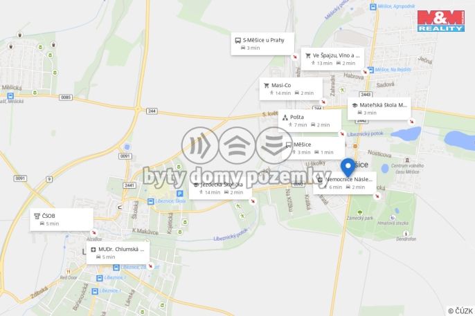 Pronájem, Byt 2+kk, Měšice