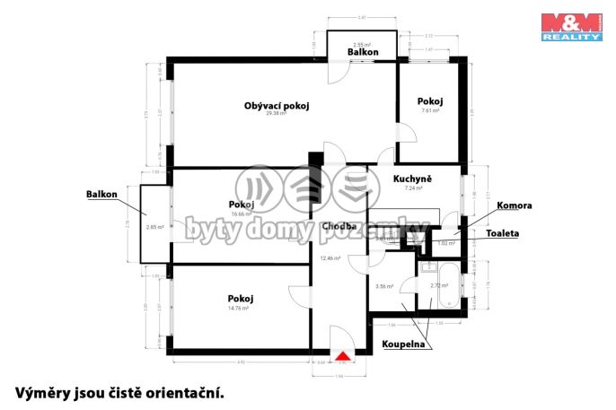 Prodej, Byt 4+1, Klatovy