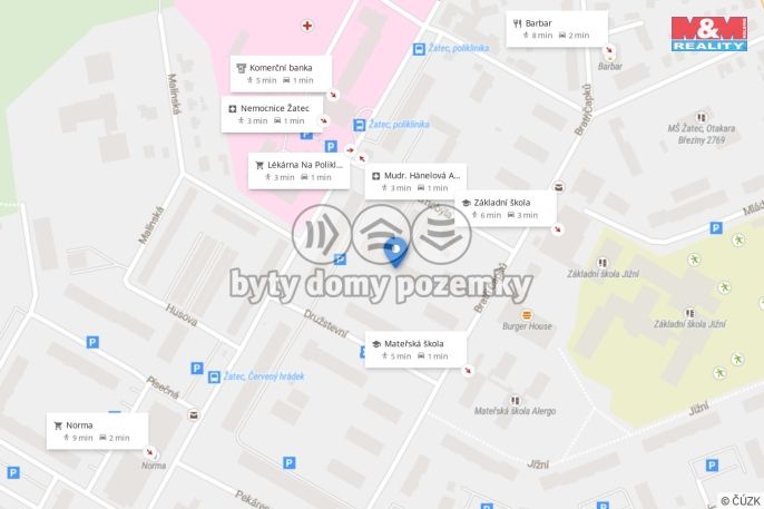 Prodej, Byt 1+1, Žatec