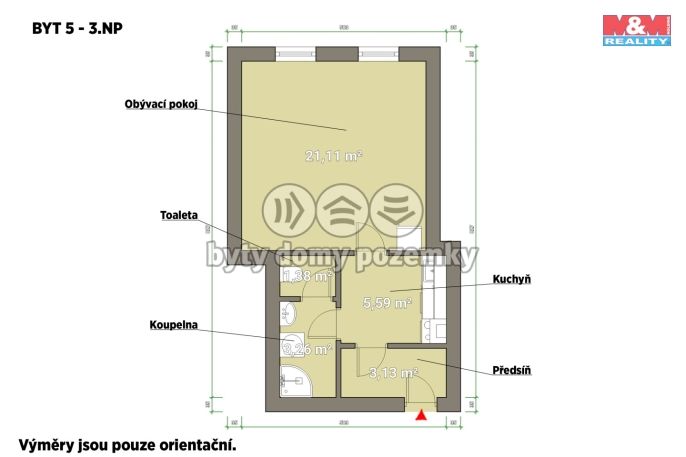 Pronájem, Byt 1+1, Plzeň