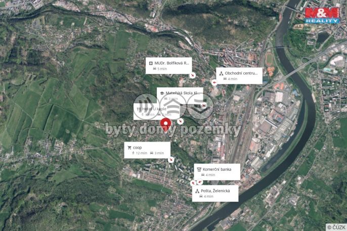 Pronájem, Byt 2+1, Děčín