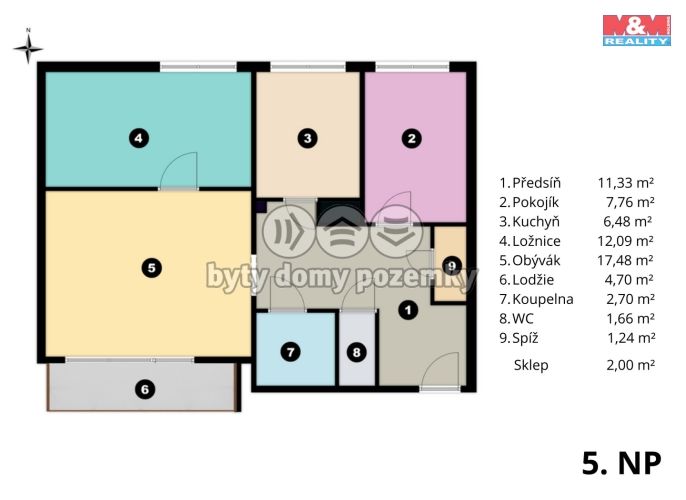 Prodej, Byt 3+1, Brno