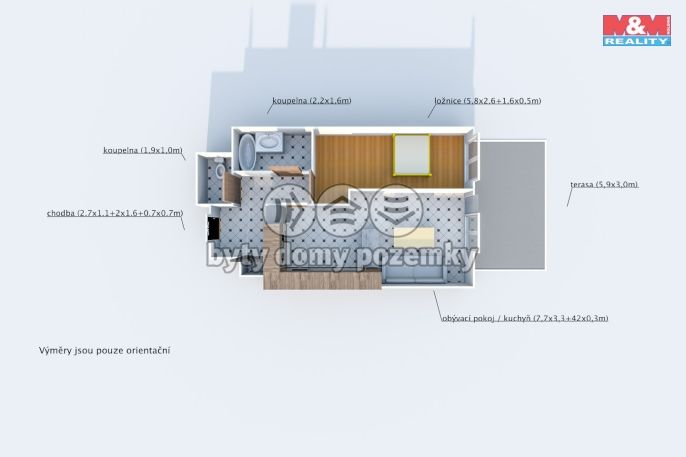 Prodej, Byt 2+kk, Praha