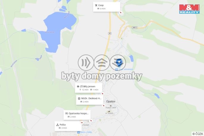 Prodej, Pozemek k bydlení, Opatov