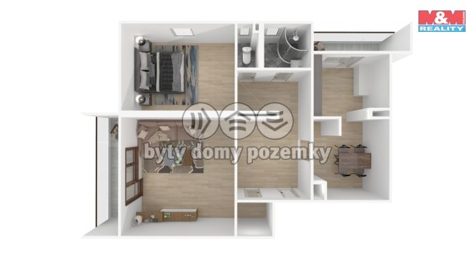 Pronájem, Byt 2+1, Horní Bělá