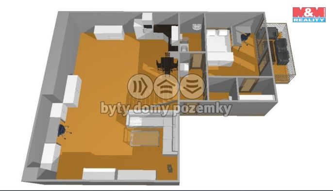 Prodej, Byt 2+kk, Praha