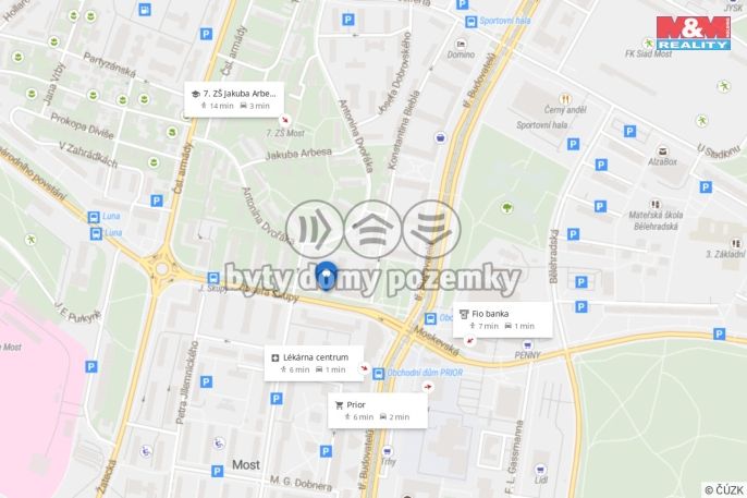 Prodej, Byt 3+1, Most