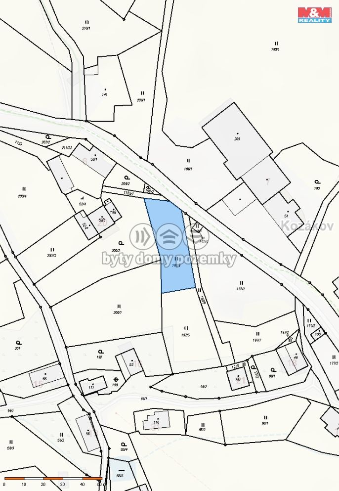 Prodej, Pozemek k bydlení, Radostná pod Kozákovem