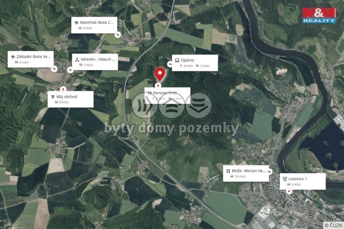 Prodej, Byt 3+kk, Velemín