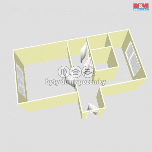 Pronájem, Byt 1+1, Opava