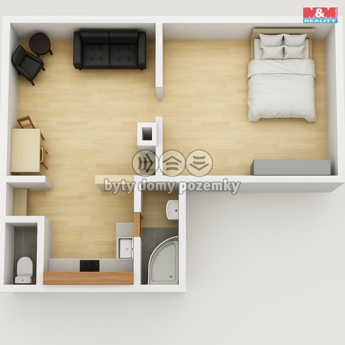 Prodej, Byt 2+kk, Brno