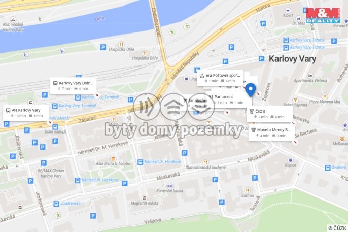 Pronájem, Obchod a služby, Karlovy Vary