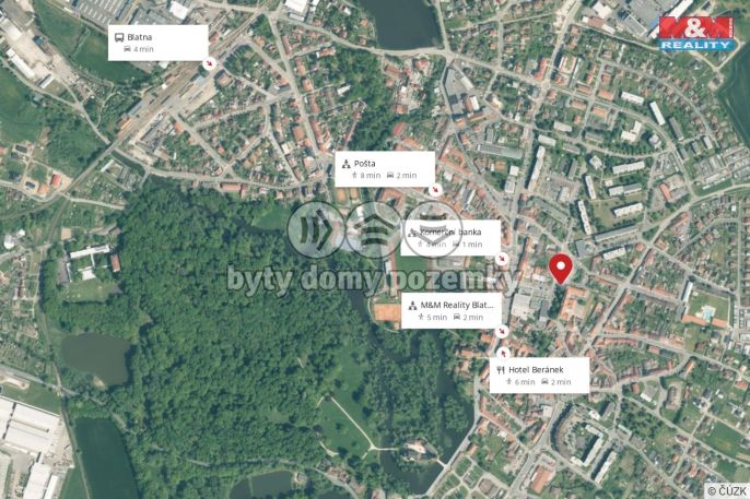 Pronájem, Obchod a služby, Blatná