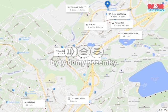 Prodej, Byt 3+1, Chomutov