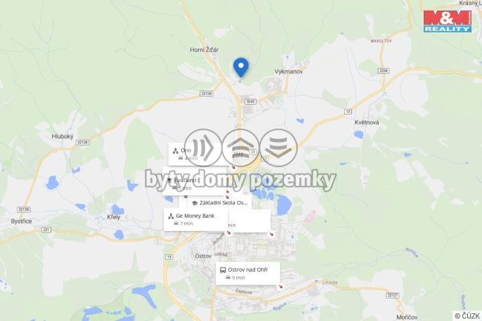 Prodej, Rodinný dům, Ostrov