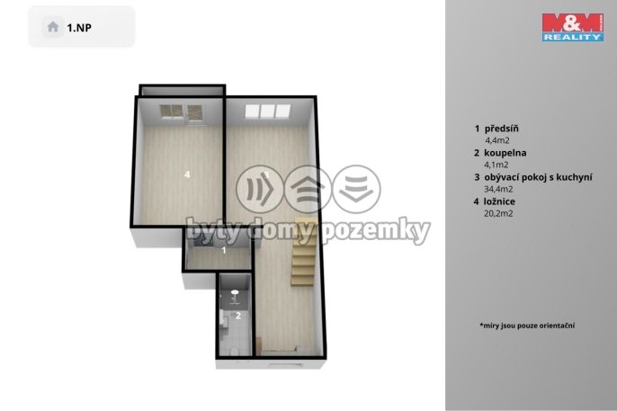 Pronájem, Byt 3+kk, Karlovy Vary