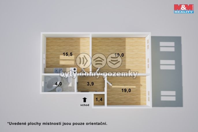 Prodej, Byt 2+1, Ústí nad Labem