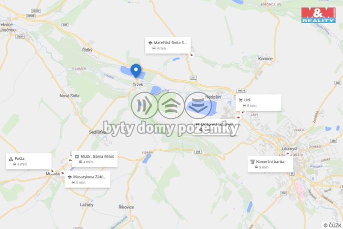 Pronájem, Byt 2+1, Tržek