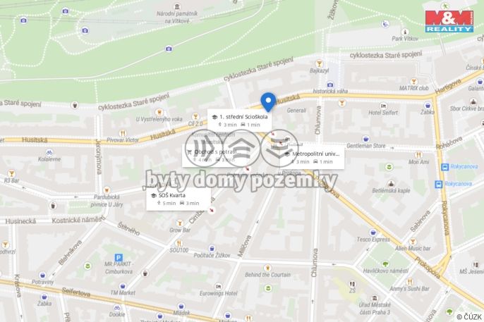 Prodej, Byt 1+kk, Praha