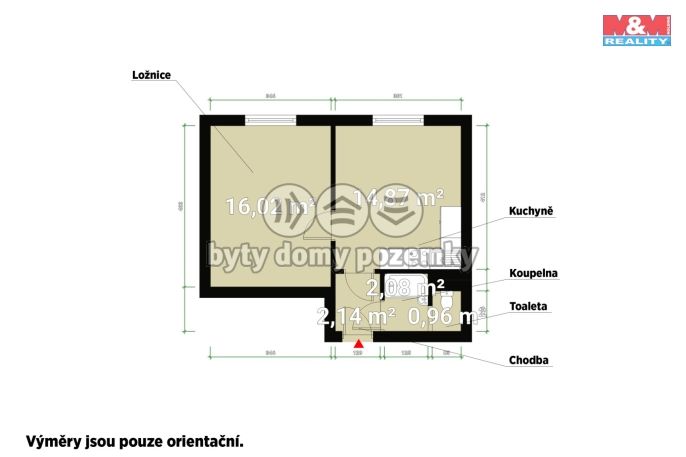 Pronájem, Byt 1+1, Plzeň