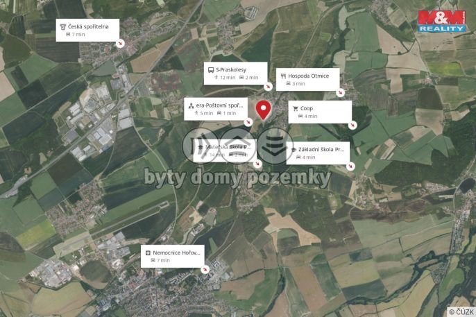 Pronájem, Byt 1+1, Praskolesy