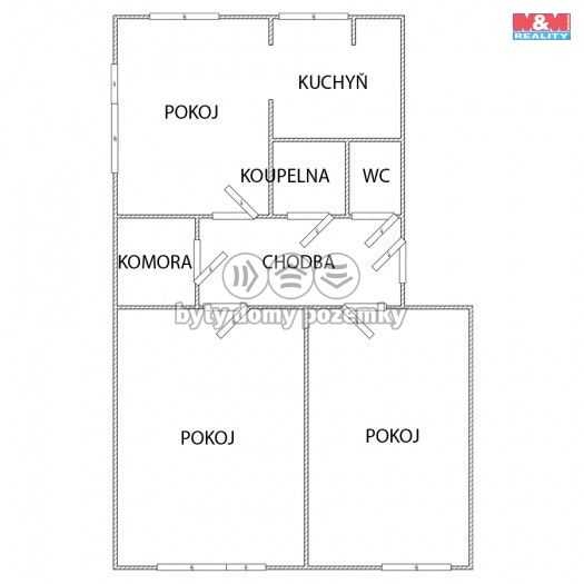 Prodej, Byt 3+kk, Pečky