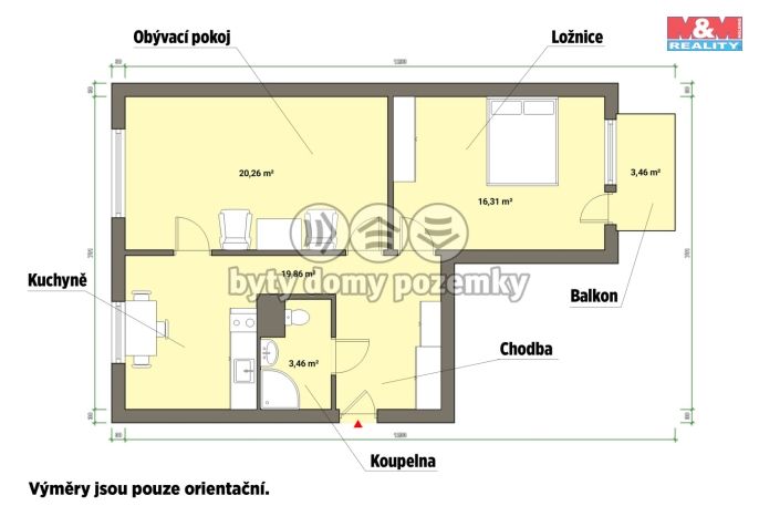 Pronájem, Byt 2+1, Františkovy Lázně