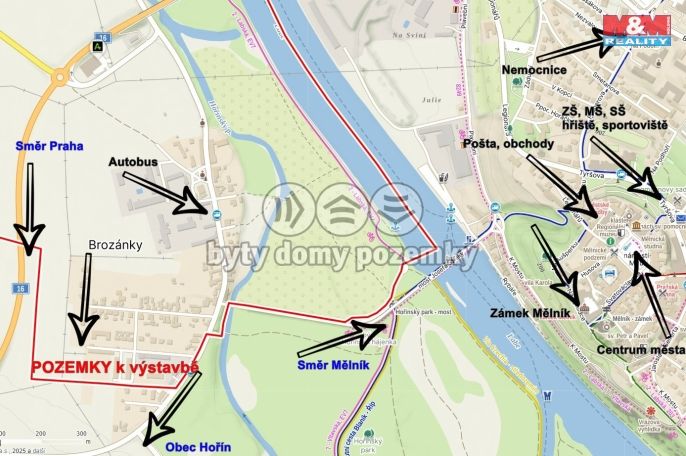 Prodej, Pozemek k bydlení, Hořín