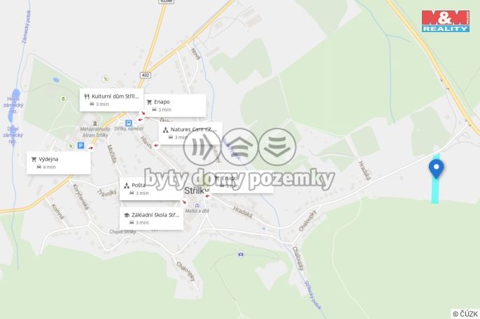 Prodej, Pozemek k bydlení, Střílky