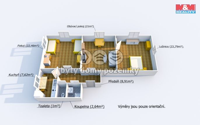 Prodej, Byt 3+1, Stříbro