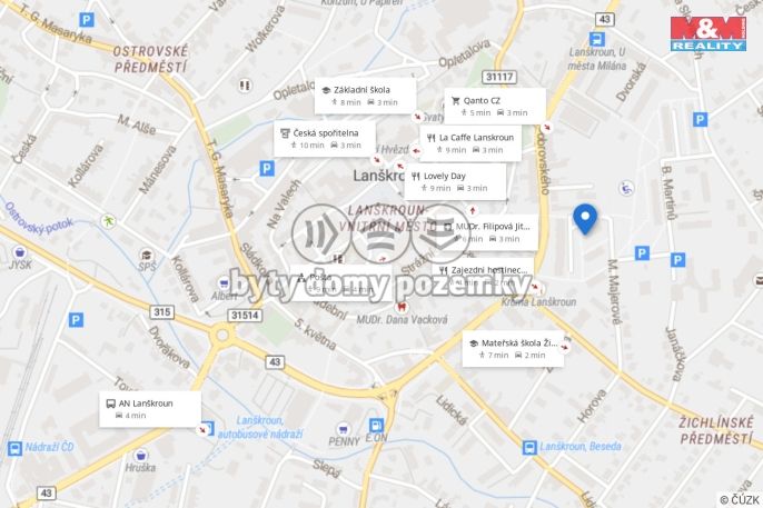 Prodej, Byt 3+1, Lanškroun