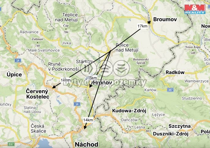 Prodej, Byt 2+kk, Police nad Metují